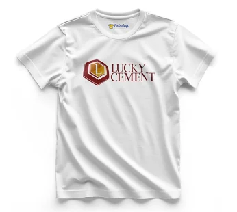 Lucky Cement Logo Corporate Printed T-Shirt CBCT-04
