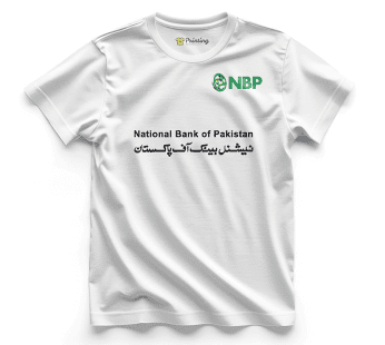 NBP Bank Logo Corporate Printed T-Shirt CBCT-05