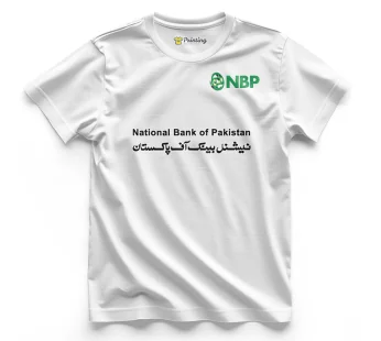 NBP Bank Logo Corporate Printed T-Shirt CBCT-05