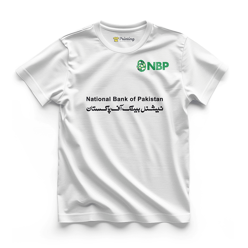NBP Bank Logo Corporate Printed T-Shirt CBCT-05