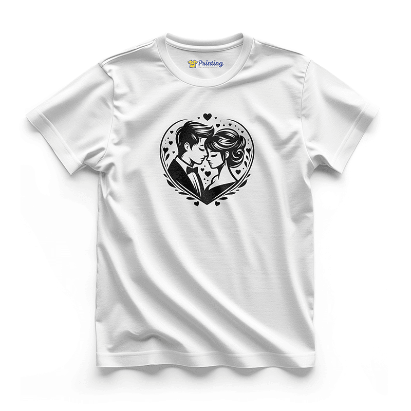 Couple Vector Printed T-Shirt ECCT-10