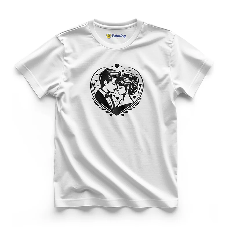 Couple Vector Printed T-Shirt ECCT-10