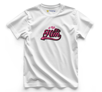 Its Him Couple Artwork Printed T-Shirt ECCT-04