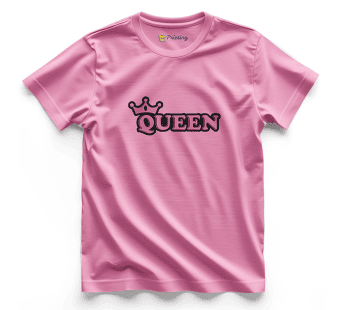Queen Artwork Printed Couple T-Shirt ECCT-06