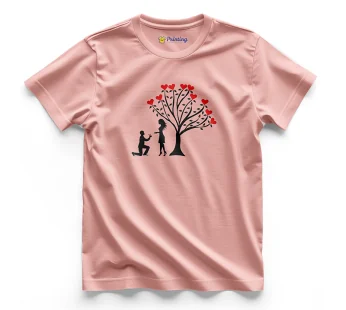 Couple Artwork Printed T-Shirt ECCT-07