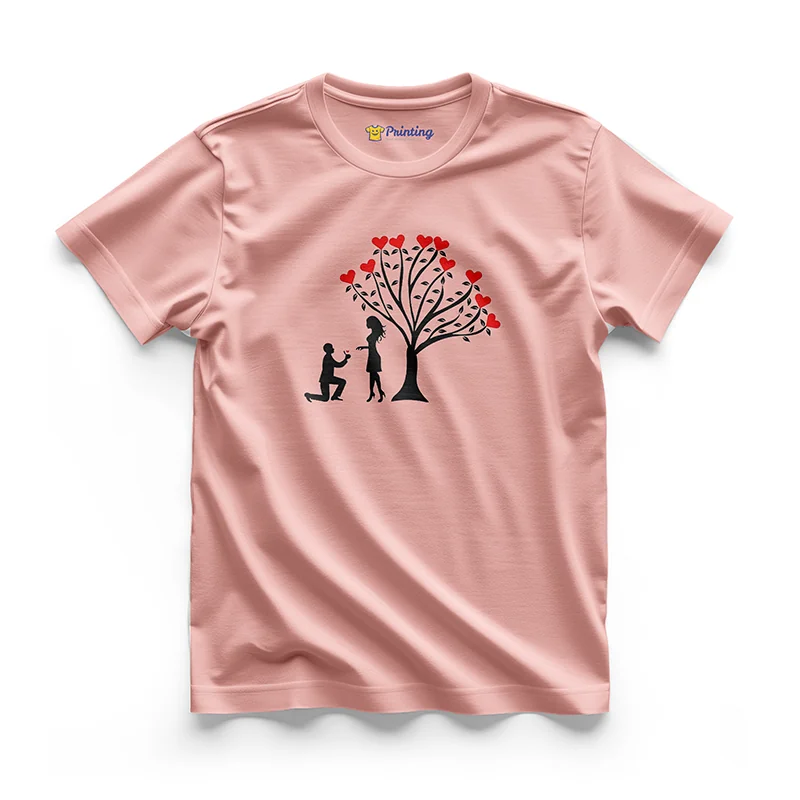 Couple Artwork Printed T-Shirt ECCT-07