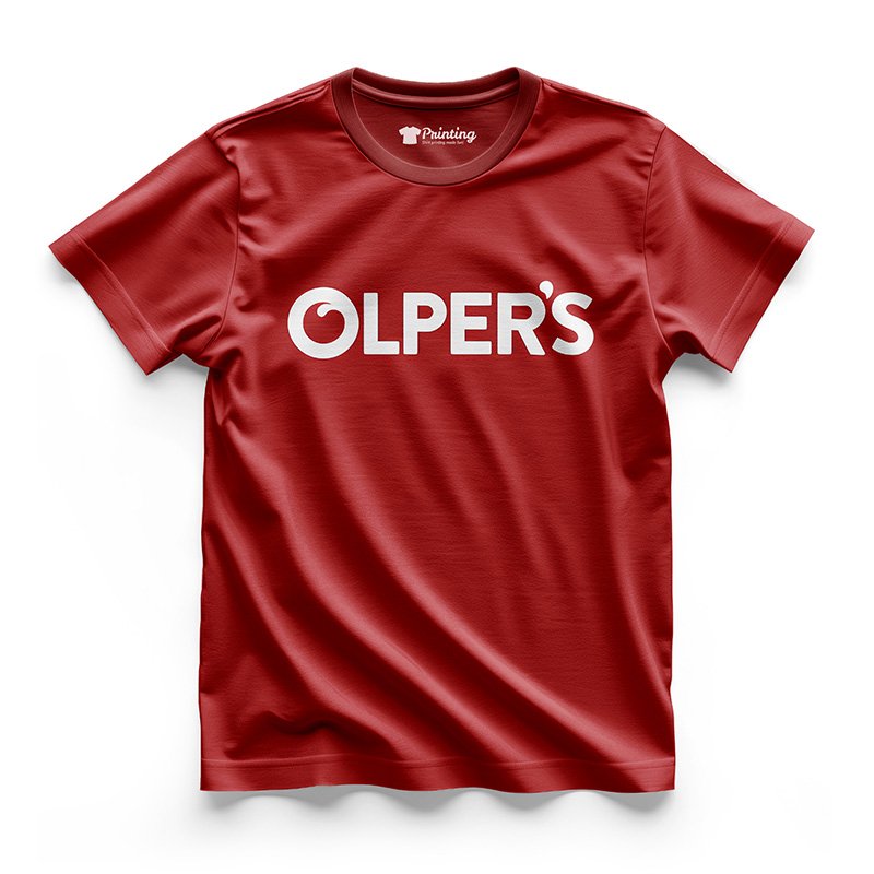 Olper's Logo Printed - Dairy Farm Staff T-Shirts CBDF02