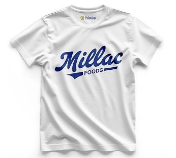 Millac Logo Printed – Dairy Farm Staff T-Shirts CBDF08