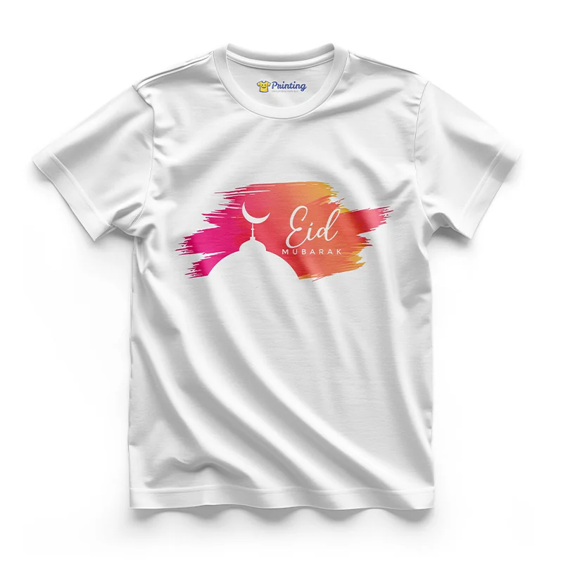 Eid Mubarak Artwork Printed T-Shirt ECEM13
