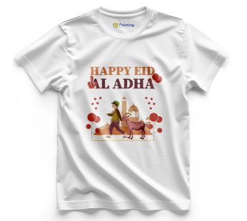 Happy Eid Artwork Printed T-Shirt ECEM08
