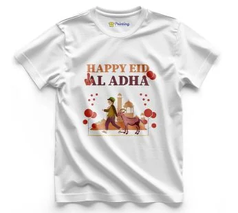 Happy Eid Artwork Printed T-Shirt ECEM08
