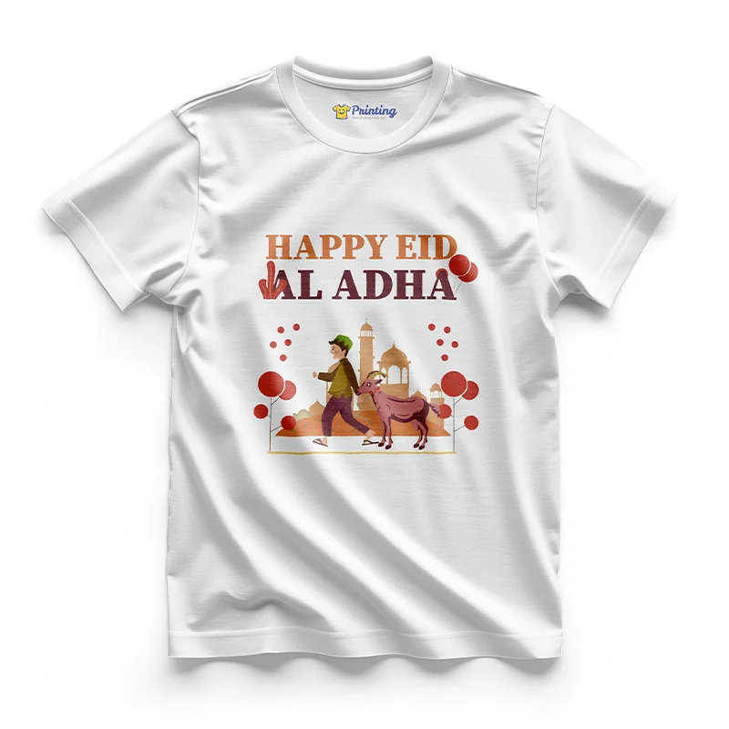 Happy Eid Artwork Printed T-Shirt ECEM08