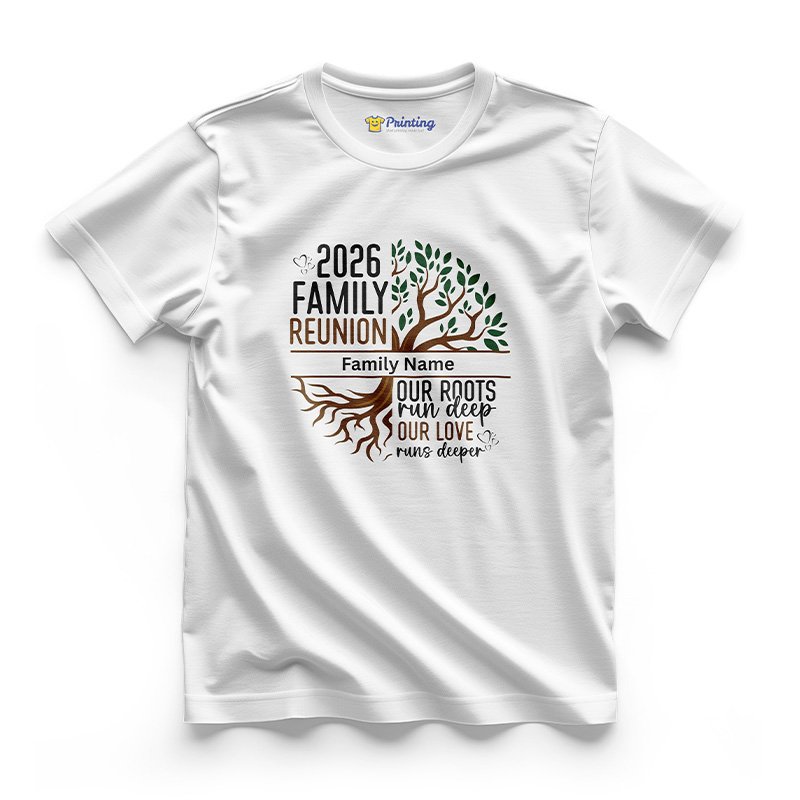Family Reunion Artwork Printed T-Shirts ECFR01