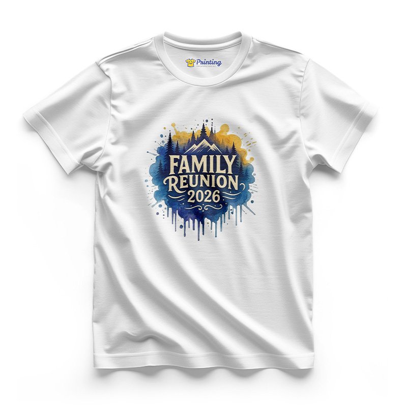 Family Reunion Artwork Printed T-Shirts ECFR11