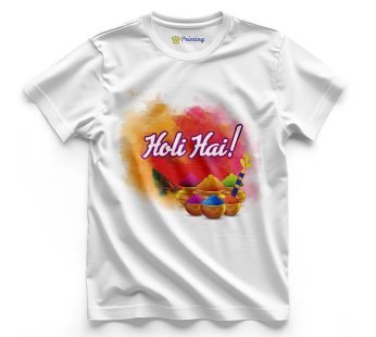 Holi Artwork Printed T-Shirts ECHT10
