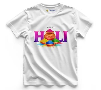Holi Artwork Printed T-Shirts ECHT02