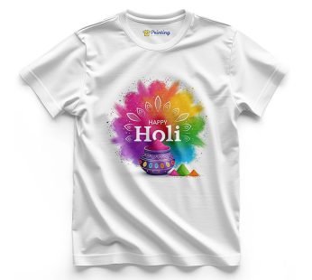 Holi Artwork Printed T-Shirts ECHT05