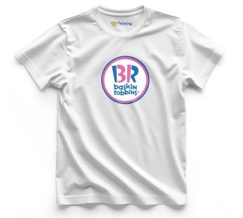 Baskin Robbins Logo Printed – Ice Cream Shop Staff T-Shirts CBIC18