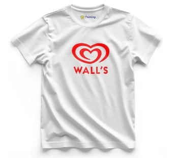 Walls Logo Printed – Ice Cream Shop Staff T-Shirts CBIC22