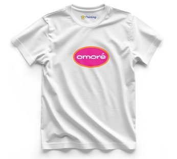 Omore Logo Printed – Ice Cream Shop Staff T-Shirts CBIC23
