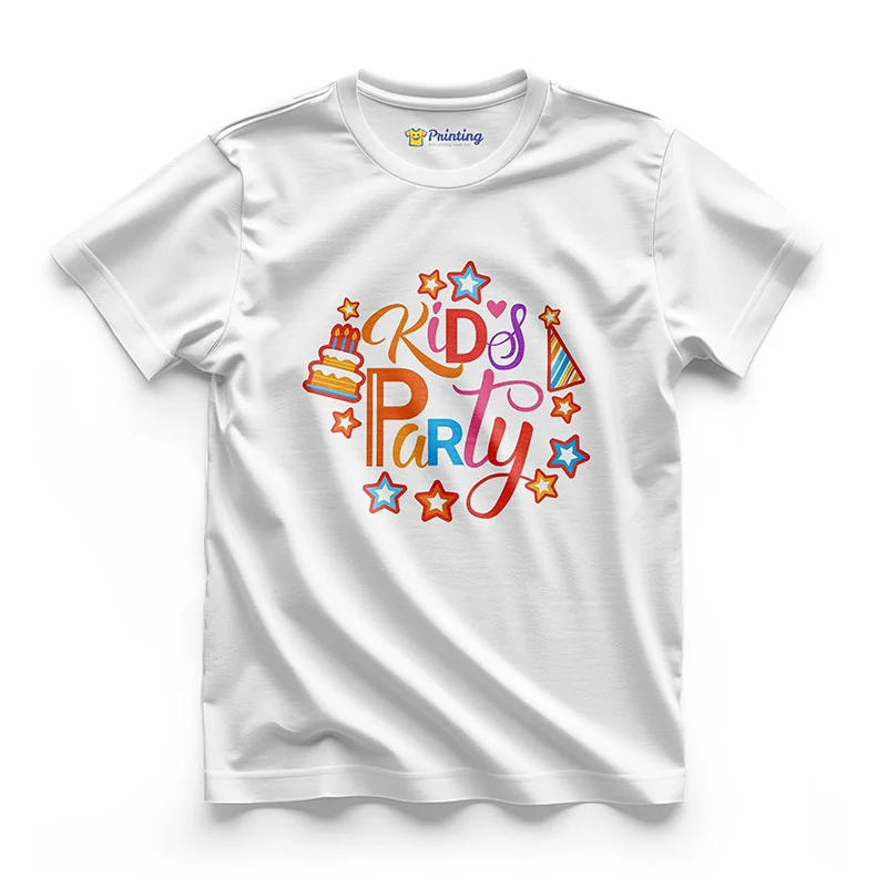 Kids Party Theme T-Shirts ECKP13