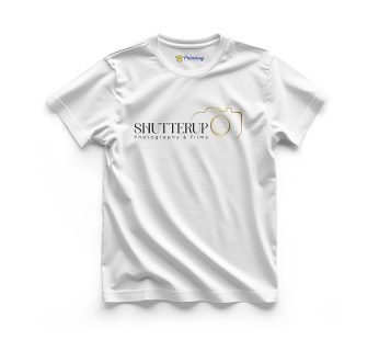 Shutter Up Logo Printed – Photography Teams T-Shirts CBPT07