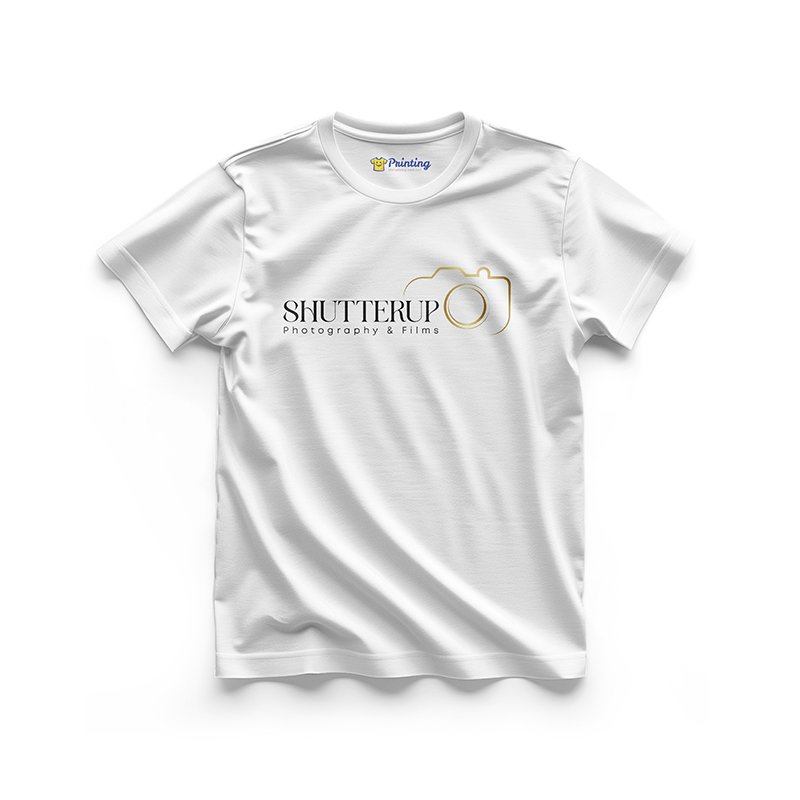 Shutter Up Logo Printed - Photography Teams T-Shirts CBPT07
