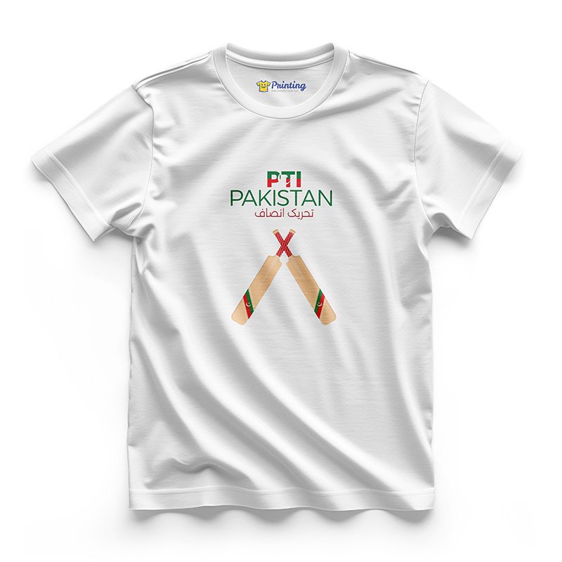 PTI Vector Printed Political Campaign T-Shirt ECPC05