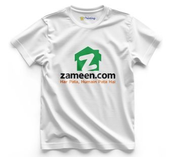 Zameen.com Logo Printed – Real Estate Companies T-Shirt CBRE01