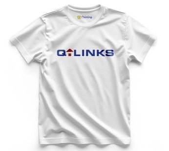 Q-Links Logo Printed – Real Estate Companies T-Shirt CBRE15