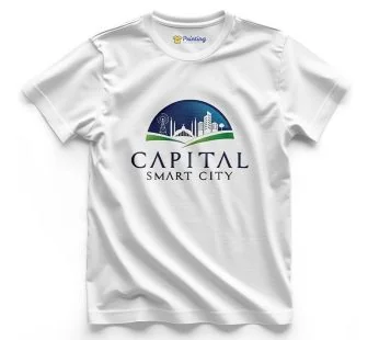 Capital Smart City Logo Printed – Real Estate Companies T-Shirt CBRE17