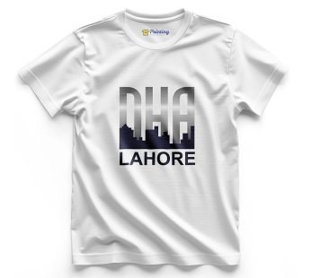 DHA Lahore Logo Printed – Real Estate Companies T-Shirt CBRE18