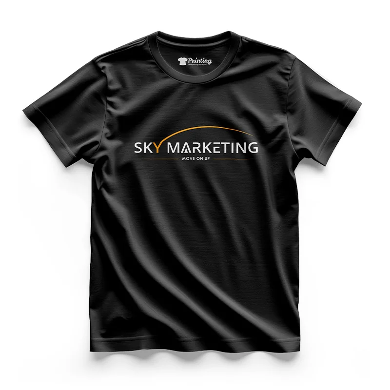 Sky Marketing Logo Printed - Real Estate Companies T-Shirt CBRE09