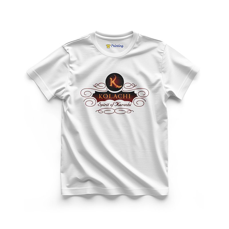 Kolachi Logo Printed - Restaurant Staff T-Shirts CBRT04
