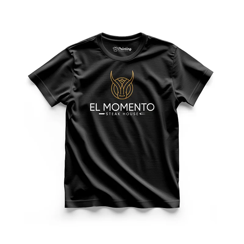 El Momento Logo Printed - Restaurant Staff T-Shirts CBRT06