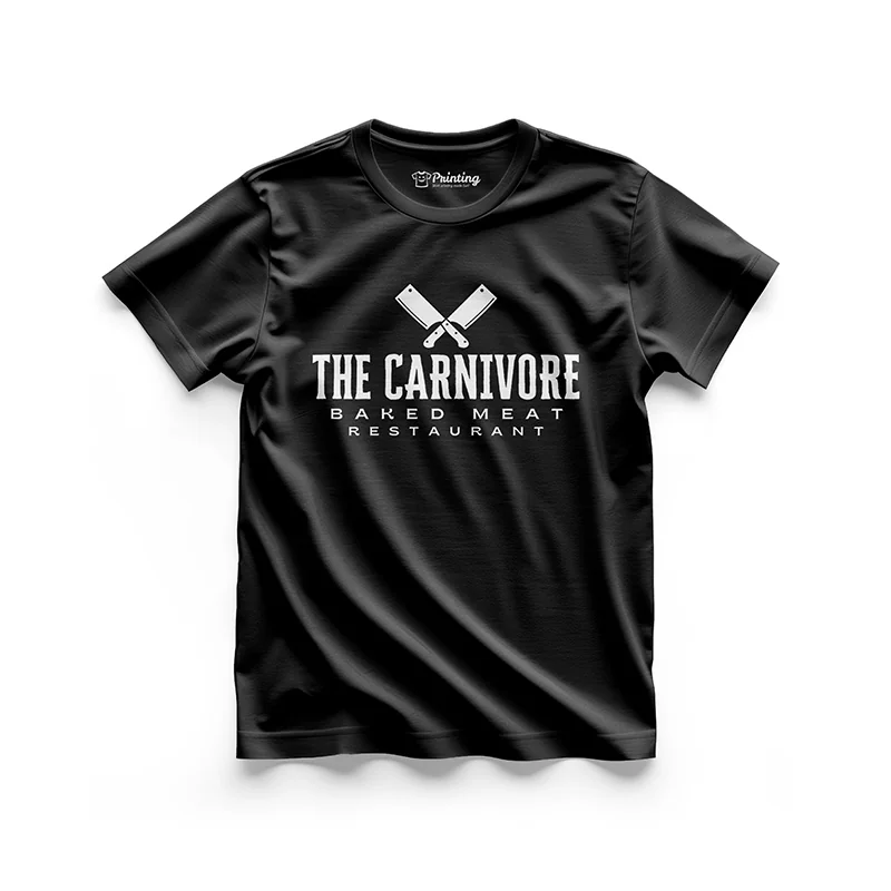 The Carnivore Logo Printed - Restaurant Staff T-Shirts CBRT08