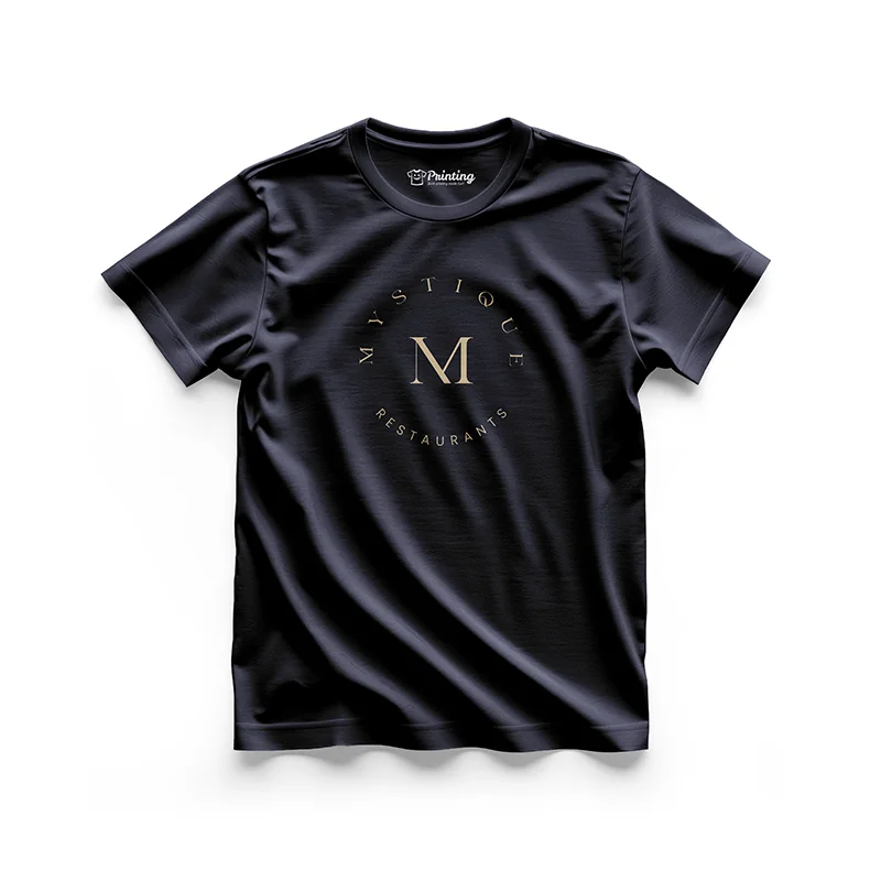 Mystique Logo Printed - Restaurant Staff T-Shirts CBRT11