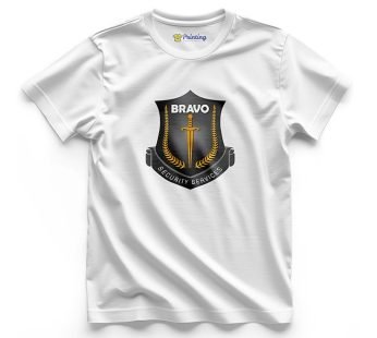 Bravo Logo Printed – Security Staff T-Shirts CBSS15