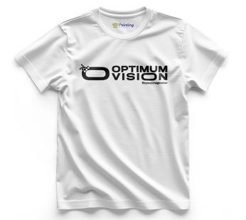 Optimum Vision Logo Printed – Signage Company Staff T-Shirt CBSC01