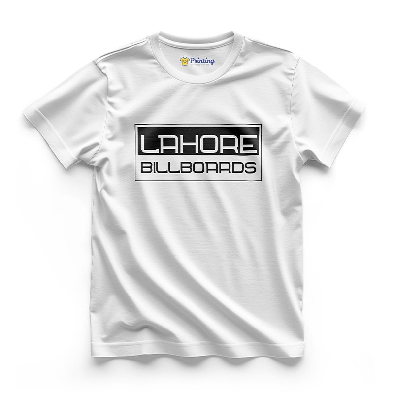 Lahore Billboards Logo Printed - Signage Company Staff T-Shirt CBSC11