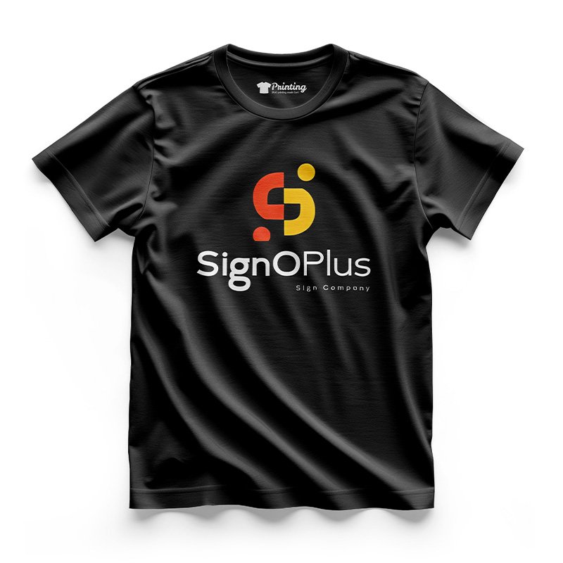 SignOPlus Logo Printed - Signage Company Staff T-Shirt CBSC12