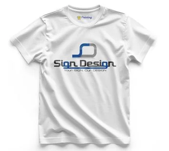 Sign Design Logo Printed – Signage Company Staff T-Shirt CBSC04