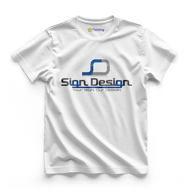 Sign Design Logo Printed - Signage Company Staff T-Shirt CBSC04