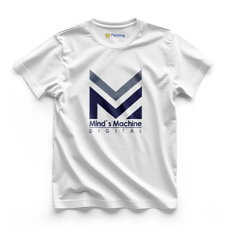 Mind's Machine Logo Printed - Signage Company Staff T-Shirt CBSC06