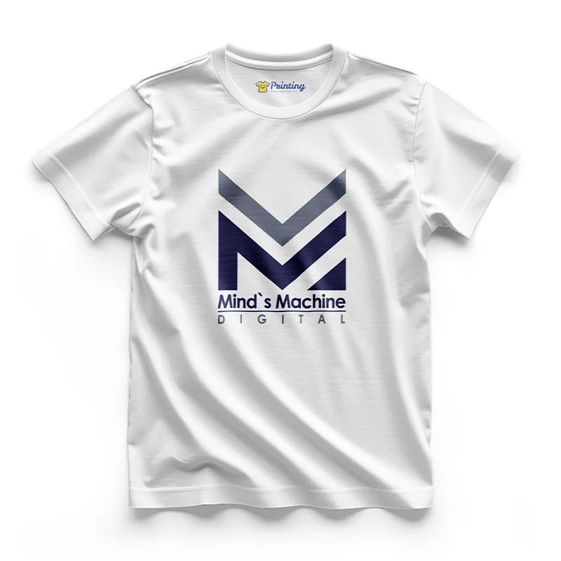Mind's Machine Logo Printed - Signage Company Staff T-Shirt CBSC06