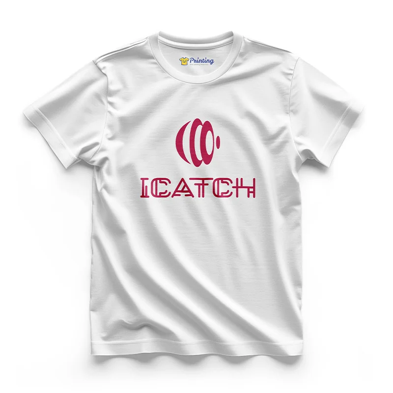 ICATCH Logo Printed - Signage Company Staff T-Shirt CBSC07