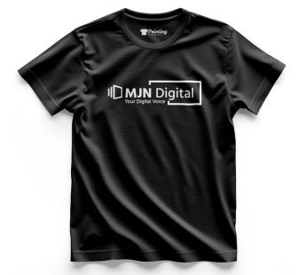 MJN Digital  Logo Printed – Signage Company Staff T-Shirt CBSC09