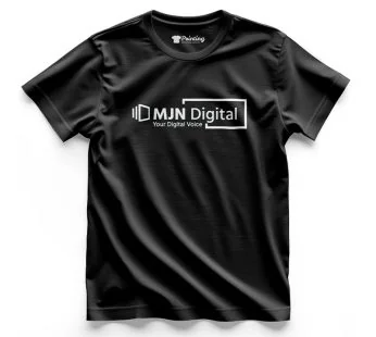 MJN Digital  Logo Printed – Signage Company Staff T-Shirt CBSC09