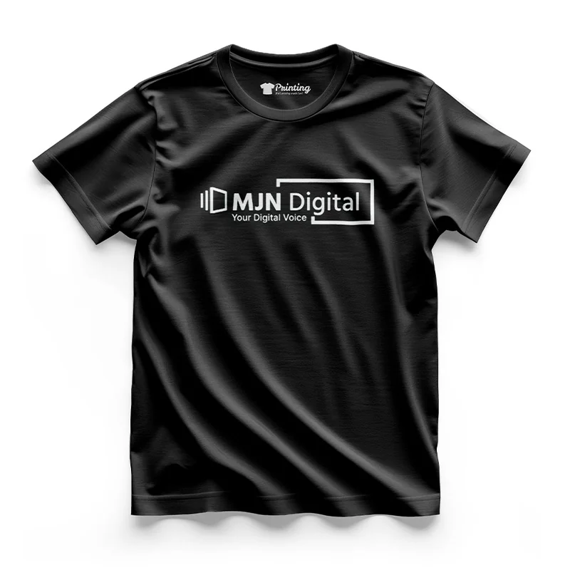 MJN Digital Logo Printed - Signage Company Staff T-Shirt CBSC09