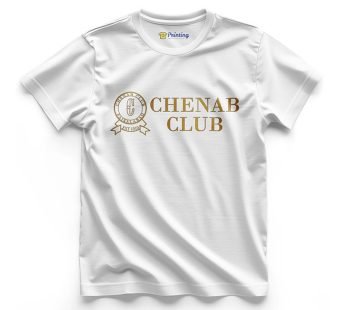 Chenab Club – Logo Printed Social Club T-Shirt LPSC11
